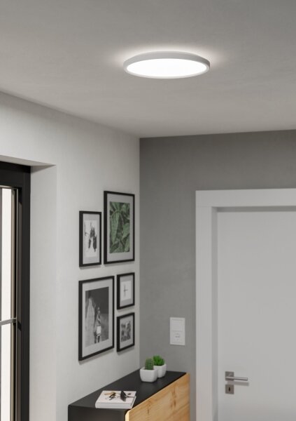 Eglo 901446 -LED Koupelnové stropní svítidlo ROVITO 13,9W/230V pr.30cm IP44 bílá