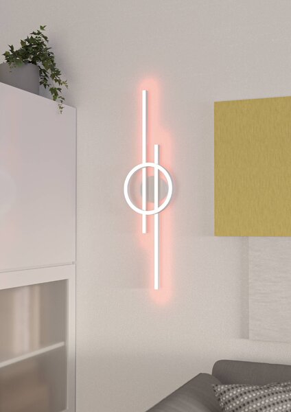 EGLO Stropní/nástěnné LED svítidlo Amandolo, 2700-6500K Barva: Černá