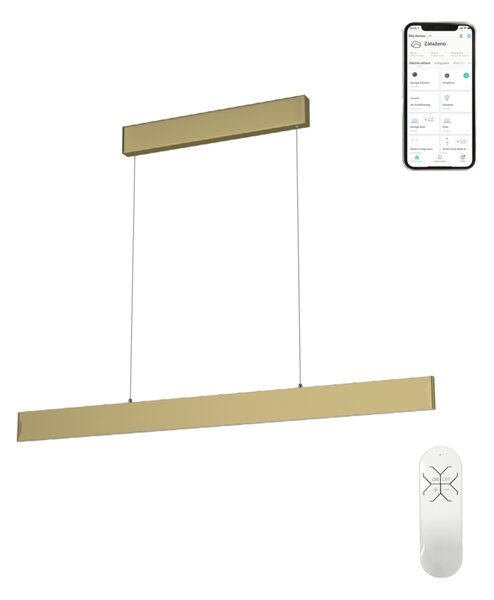 Immax NEO LISTON Smart závěsné svítidlo 118cm 18W zlaté Zigbee 3.0
