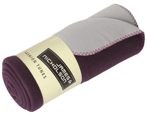 Daiber Fleece deka 150x170 cm JN952 - Černá / stříbrná | 150 x 170 cm