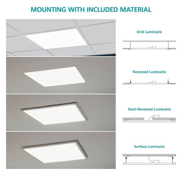 Eglo 96151 - LED Podhledový panel SALOBRENA LED/40W/230V
