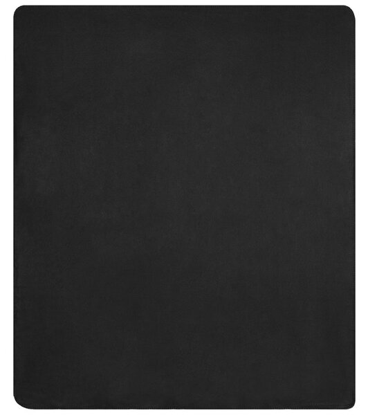 Daiber Fleece deka 150x170 cm JN952 - Černá / stříbrná | 150 x 170 cm