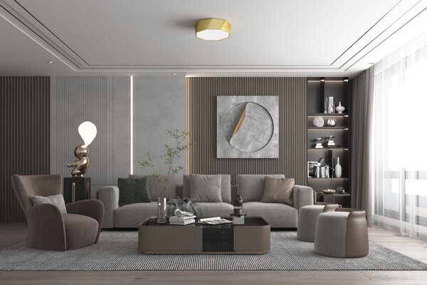 Immax NEO DIAMANTE Smart stropní svítidlo 40cm W zlaté Zigbee 3.0