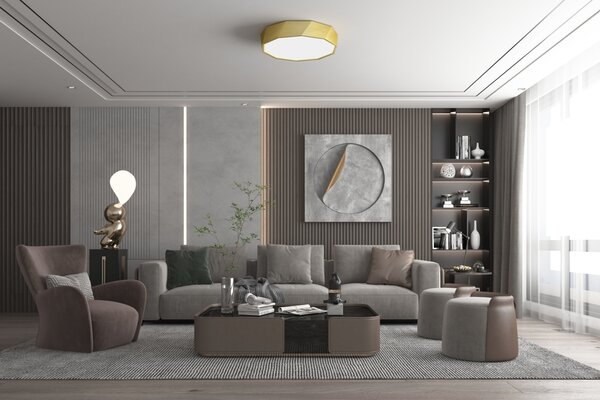 Immax NEO DIAMANTE Smart stropní svítidlo 60cm W zlaté Zigbee 3.0
