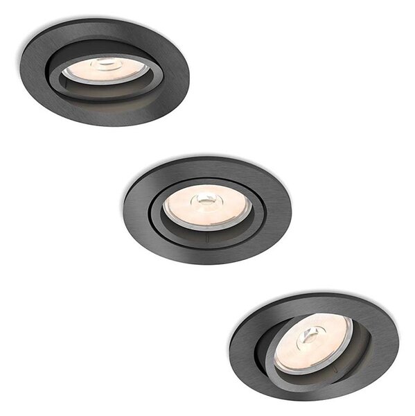 Philips 50393/99/PN - SADA 3x Podhledové svítidlo DONEGAL 1xGU10/5,5W/230V