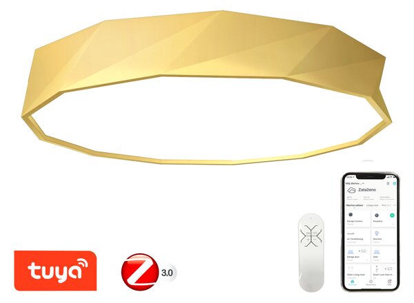 Immax NEO DIAMANTE Smart stropní svítidlo 80cm W zlaté Zigbee 3.0