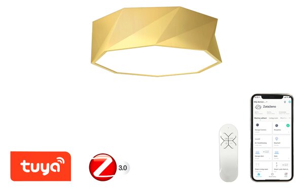 Immax NEO DIAMANTE Smart stropní svítidlo 40cm W zlaté Zigbee 3.0