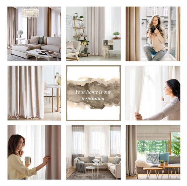 ZATEMŇOVACÍ ZÁVĚS NA PÁSCE ARINA 140X270 CM VZOROVANÁ
