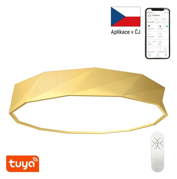 Immax NEO DIAMANTE Smart stropní svítidlo 80cm W zlaté Zigbee 3.0