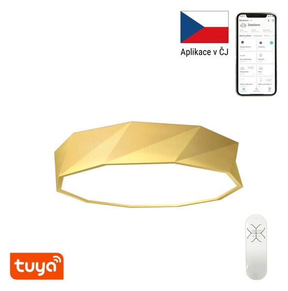 Immax NEO DIAMANTE Smart stropní svítidlo 60cm W zlaté Zigbee 3.0