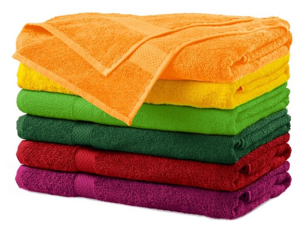 MALFINI Ručník Terry Towel - Mandarinkově oranžová | 50 x 100 cm