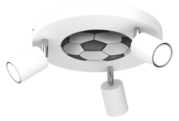 Dětské bodové svítidlo FUN 3xGU10/8W/230V bílá/míč