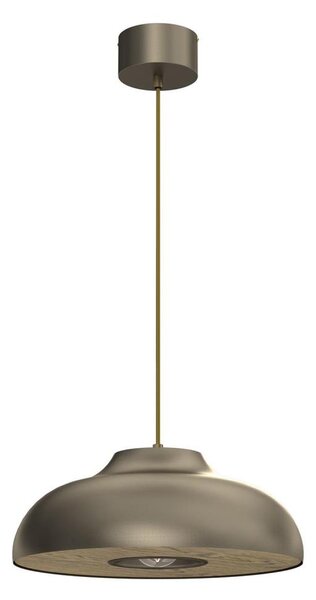 Lustr na lanku BILBAO 1xE27/15W/230V pr. 40 cm mosaz
