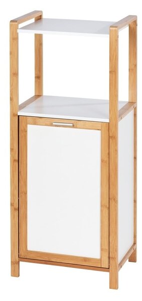 Bambusový koupelnový regál v bílo-přírodní barvě 40x95 cm Finja – Wenko