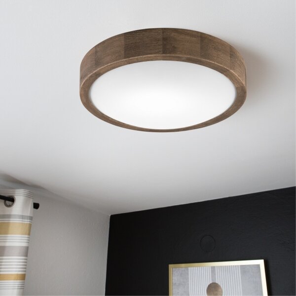 Brilagi-LED RGBW Stmív. strop. sv. CARVALHO SLIM 1xE27/9W/230V Wi-Fi dub pr. 27