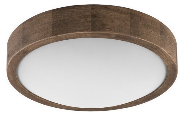 Brilagi - LED Stropní svítidlo CARVALHO SLIM 1xE27/60W/230V dub ořech pr. 27 cm