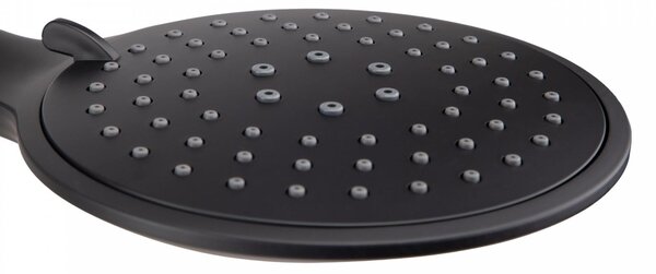Erga Wemi, 3-funkční ruční sprcha s hadicí 150 cm, 12,5 × 14 cm, černá matná, ERG-YKA-BP.WEMI-BLK