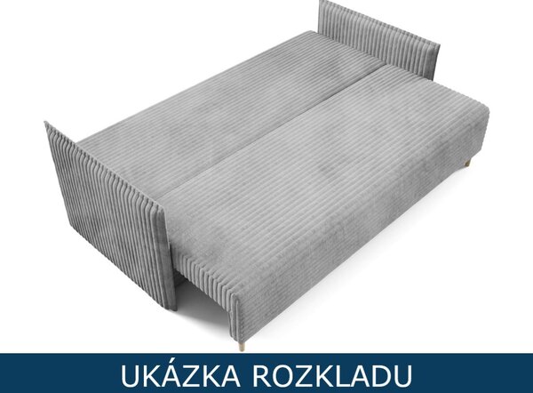 Rozkládací pohovka Murcia - Tilia 52 Barva nožiček: Černá
