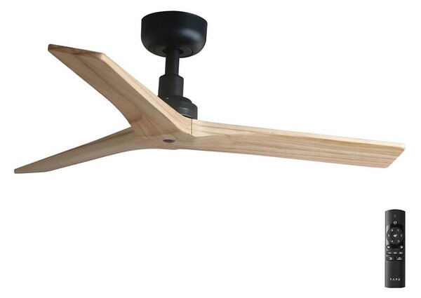 FARO 34284 - Stropní ventilátor KLIM S borovice/černá pr. 92,5 cm + DO
