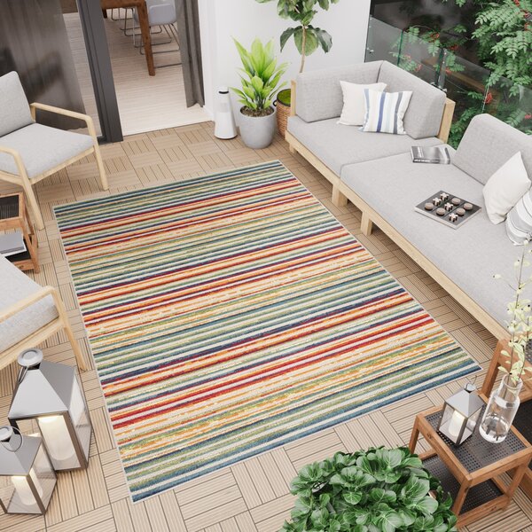 Makro Abra Moderní kusový koberec AVENTURA ED23A Proužky vícebarevný Rozměr: 80x200 cm
