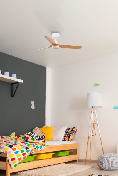 FARO 33821-Stropní ventilátor MINI PUNT S hnědá/bílá pr.90 cm + dálkové ovládání