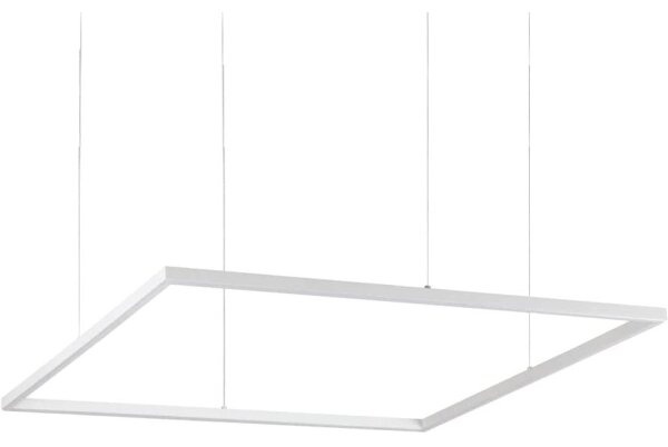 Ideal Lux - LED Lustr na lanku ORACLE SLIM LED/53W/230V 3000K 90x90 cm bílá
