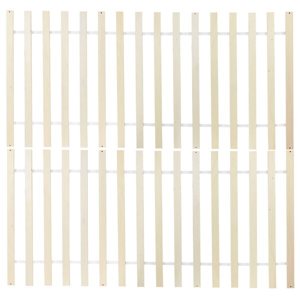 Postel Borovicové dřevo TANNAY 180 x 200 cm Světle hnědá