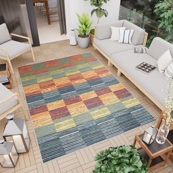 Makro Abra Moderní kusový koberec AVENTURA ED24A Kostky vícebarevný Rozměr: 80x150 cm