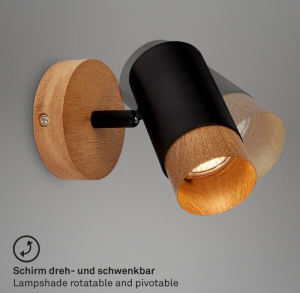 Briloner 2144015 - Nástěnné bodové svítidlo SPOT 1xGU10/9W/230V