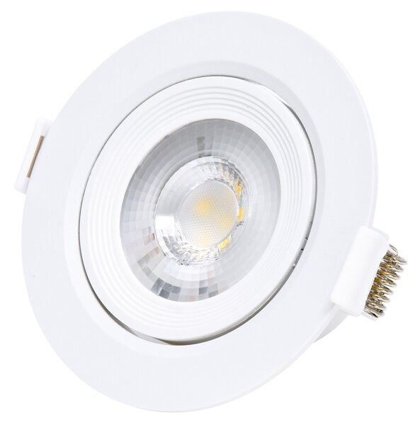 Ecolite LED bodovka LED-DLR-5W/2700K 230V kruh výklopná