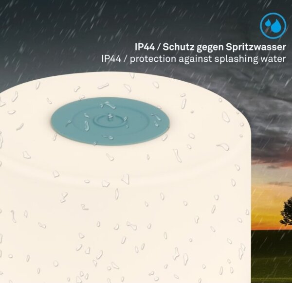 Briloner 7461010 - LED Stmívatelná nabíjecí stolní lampa LED/2W/5V IP44 modrá