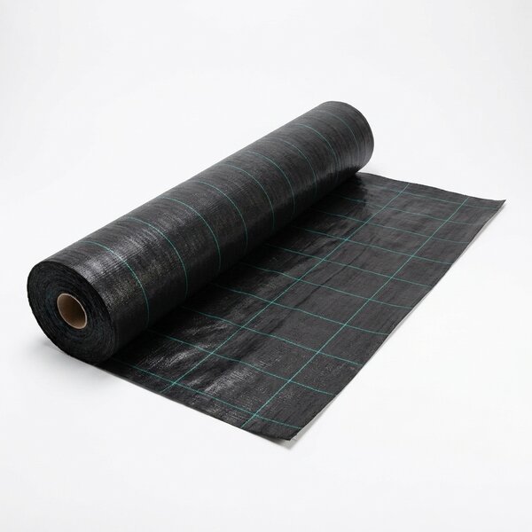 Tkaná mulčovací textilie AGROJUTEX, s UV stabilizací, gramáž 100 g/m2, černá, š.105cm (látka v metráži)