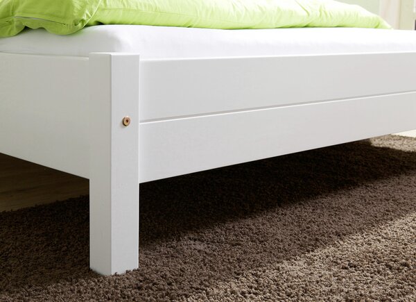 POSTEL, 140/200 cm bílá MID.YOU - Jednolůžkové postele, Online Only