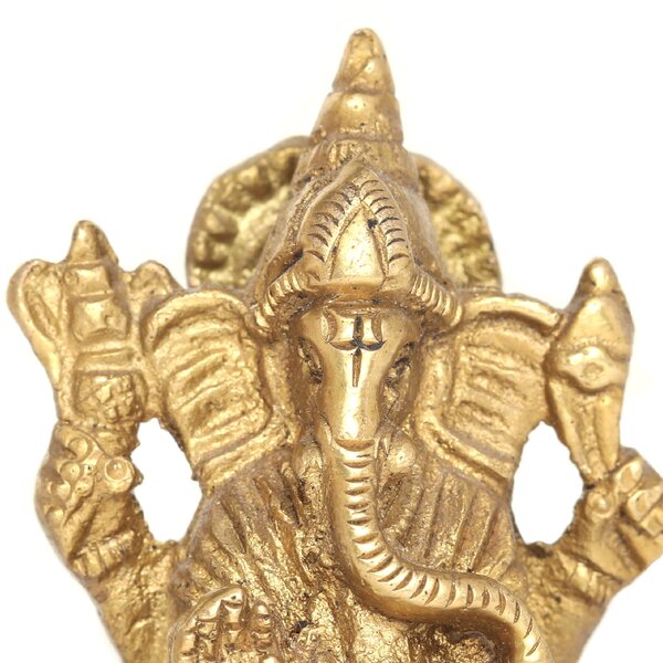 Mosazná soška Ganesha 5,5 cm