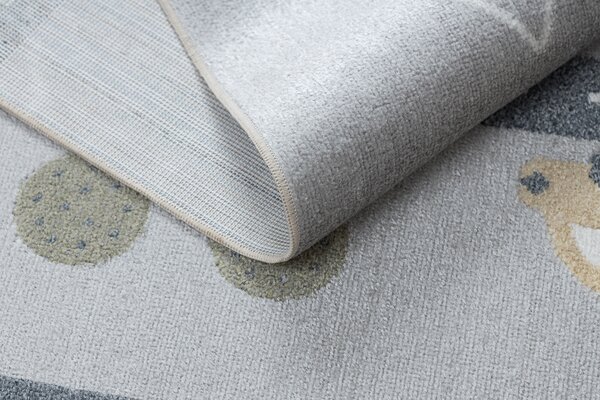 Makro Abra Dětský kusový koberec BONO 726 Cesta Ulice Město pratelný světle šedý krémový Rozměr: 180x270 cm