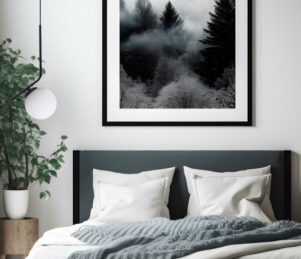 Lustr na lanku FIRA 1xE27/60W/230V černá