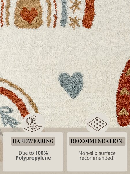Dětský koberec Adventures 106415 Cream Multicolor 120x170 cm