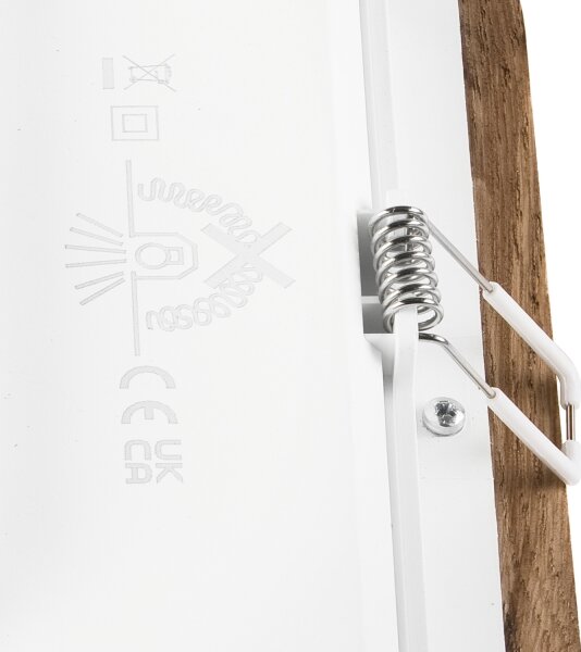 LED Podhledové svítidlo WOODY SPOT LED/17W/230V 3000K ořech 18,5x18,5 cm