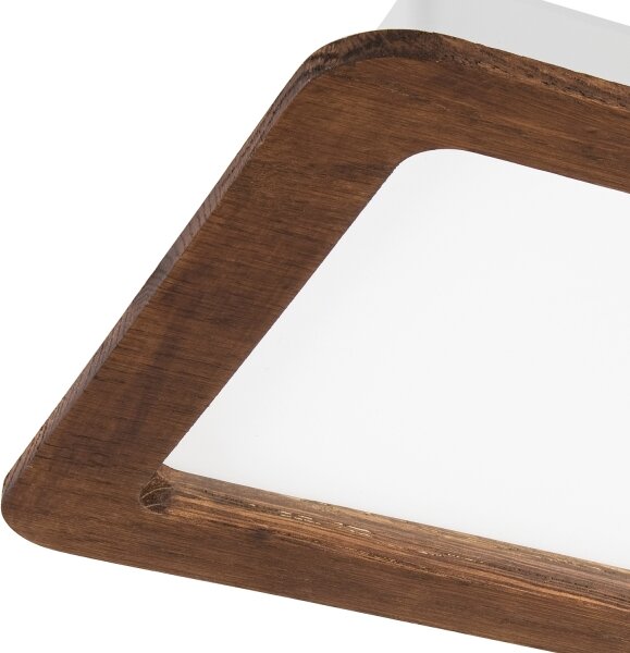 LED Podhledové svítidlo WOODY SPOT LED/17W/230V 3000K třešeň 18,5x18,5 cm