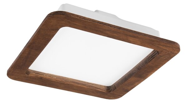 LED Podhledové svítidlo WOODY SPOT LED/17W/230V 3000K třešeň 18,5x18,5 cm