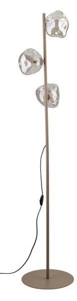 Brilagi - Stojací lampa VULCANO 3xG9/8W/230V béžová/kouřová béžová