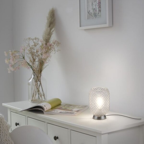 JUST LIGHT. 14906-55 - Stolní lampa REISHI 1xE27/40W/230V chrom