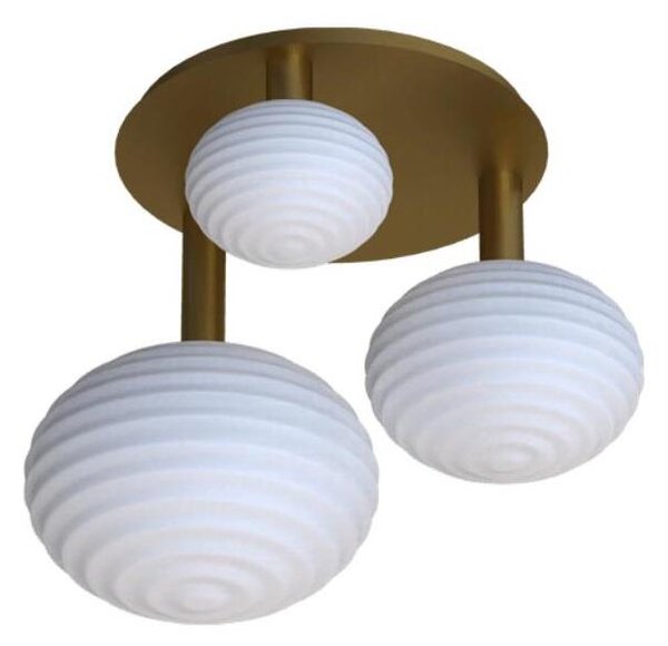 Eglo 300498 - Přisazený lustr ERCALTO 3xE27/25W/230V zlatá