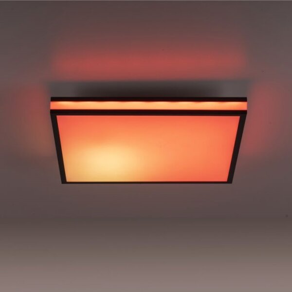 JUST LIGHT. 14110-18-LED RGBW Stmívatelné svítidlo MARIO BLACK LED/19,5W/230V+DO