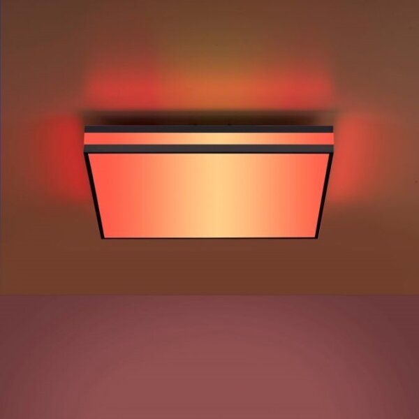 JUST LIGHT. 14110-18-LED RGBW Stmívatelné svítidlo MARIO BLACK LED/19,5W/230V+DO