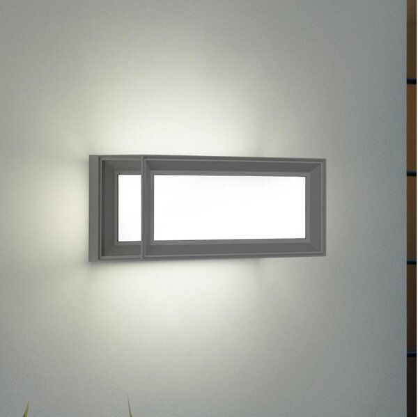 Brilagi - Venkovní nástěnné svítidlo PARKER 1xE27/60W/230V šedá IP44