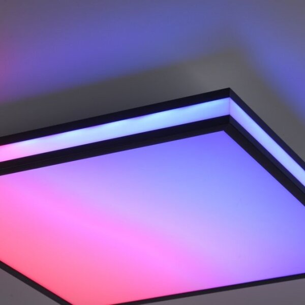 JUST LIGHT. 14110-18-LED RGBW Stmívatelné svítidlo MARIO BLACK LED/19,5W/230V+DO