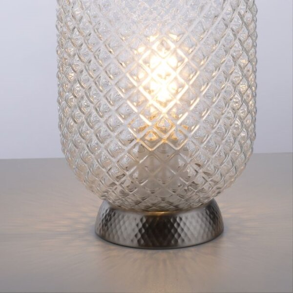 JUST LIGHT. 14906-55 - Stolní lampa REISHI 1xE27/40W/230V chrom