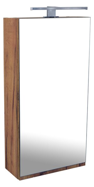 Zrcadlová skříňka závěsná Atica GO 40 ZS LED-CR s osvětlením Any LED 30 CR, chrom
