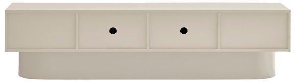 Teulat Béžový lakovaný TV stolek Totem 200 x 47 cm